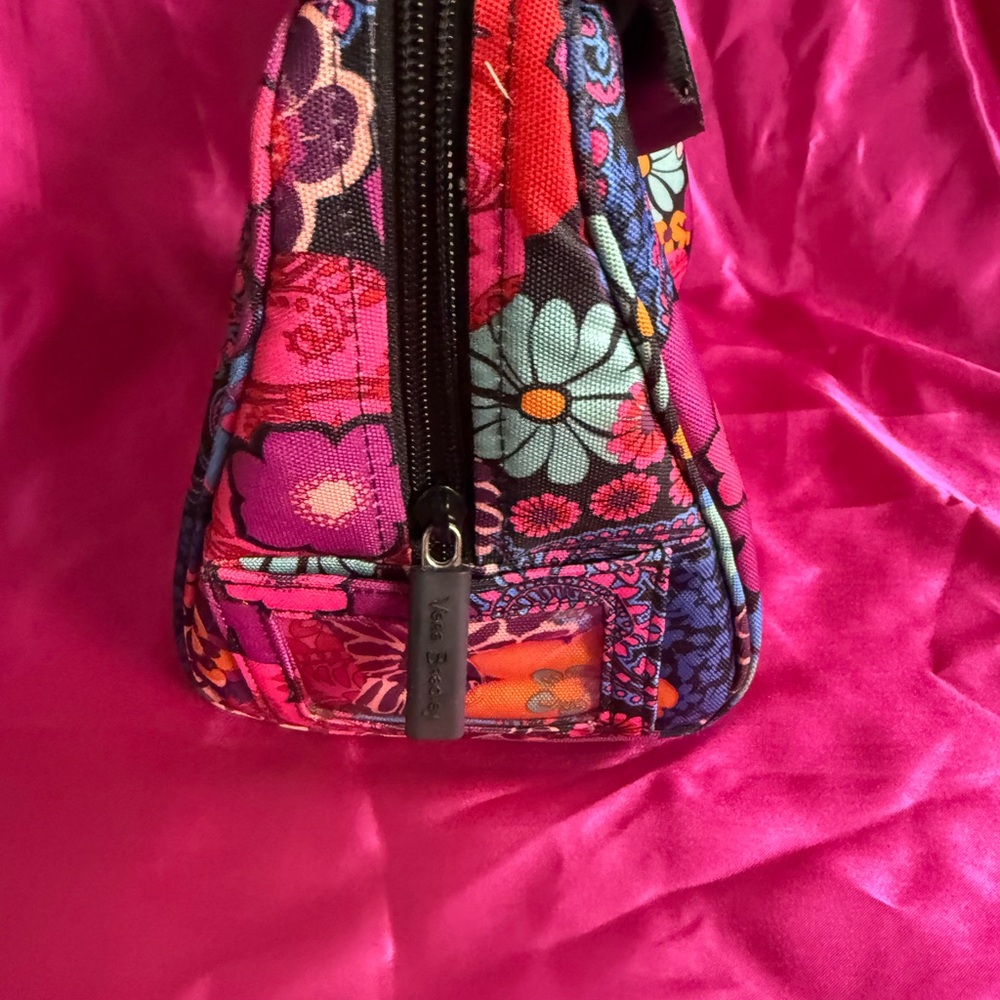 Vera Bradley Pink and Blue Cosmetic Bags with Floral Patterns - Picture 4 of 10